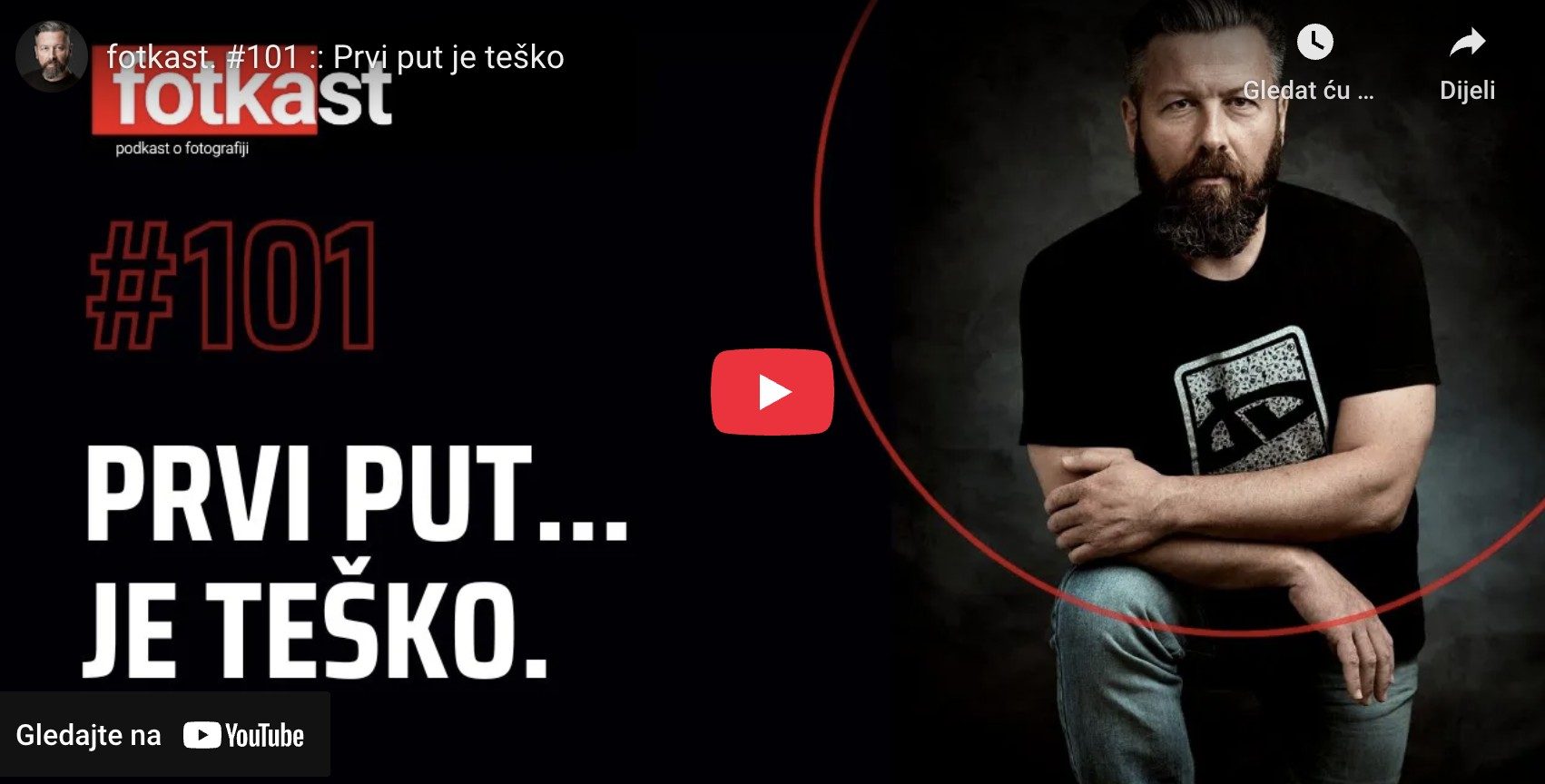 Prvi put je teško